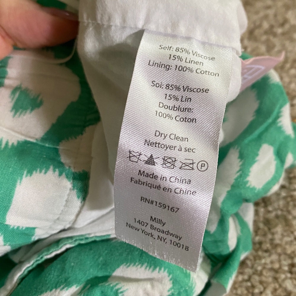 Milly green print shorts - Picture 5 of 7